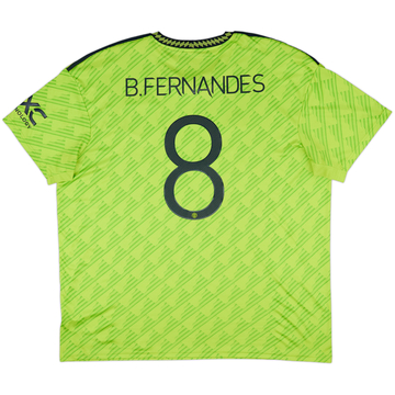 2022-23 Manchester United Third Shirt B.Fernandes #8 - 9/10 - (3XL)