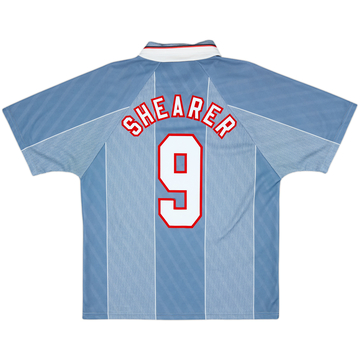 1996-97 England Away Shirt Shearer #9 - 9/10 - (L)