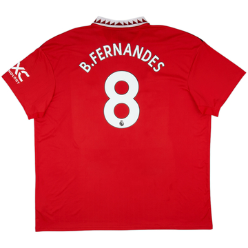 2022-23 Manchester United Home Shirt B.Fernandes #8 - 9/10 - (3XL)