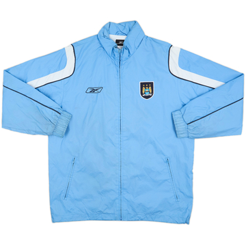 2004-06 Manchester City Reebok Hooded Rain Jacket - 7/10 - (M)
