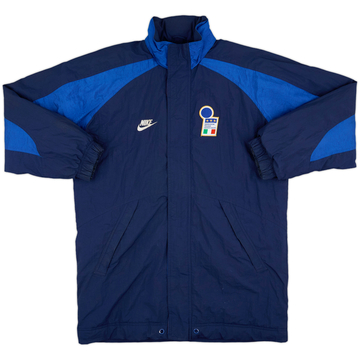 1996-97 Italy Nike Padded Bench Coat - 8/10 - (S)