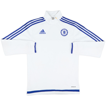 2015-16 Chelsea adidas 1/4 Zip Sweat Top - 6/10 - (XS)