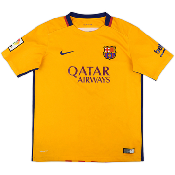 2015-16 Barcelona Away Shirt - 5/10 - (XL.Boys)