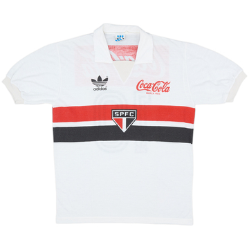 1987-88 Sao Paulo Home Shirt #10 - 8/10 - (L)