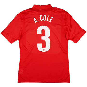 2013 England Player Issue Away 150th Anniversary Shirt A.Cole #3 - 10/10 - (L)