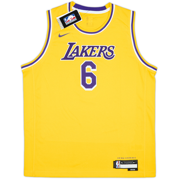 2021-23 LA Lakers James #6 Nike Swingman Away Jersey (XL.Boys)