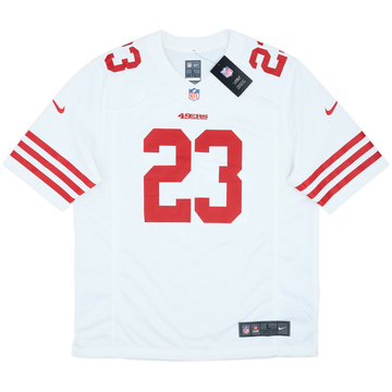 2022-25 San Francisco 49ers McCaffrey #23 Nike Game Away Jersey (L)