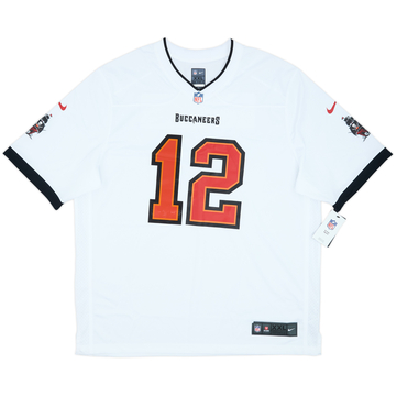 2020-22 Tampa Bay Buccaneers Brady #12 Nike Game Away Jersey (XXL)