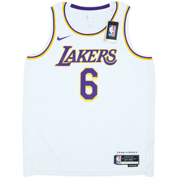 2021-23 LA Lakers James #6 Nike Swingman Home Jersey (XL)