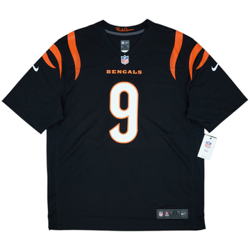2021-25 Cincinnati Bengals Burrow #9 Nike Game Home Jersey (XL)