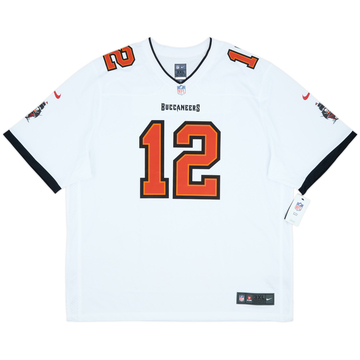 2020-22 Tampa Bay Buccaneers Brady #12 Nike Game Away Jersey (3XL)