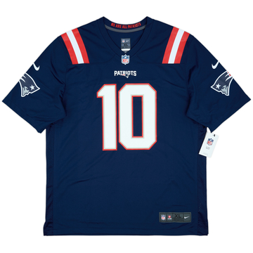 2021-23 New England Patriots Jones #10 Nike Game Home Jersey (XL)