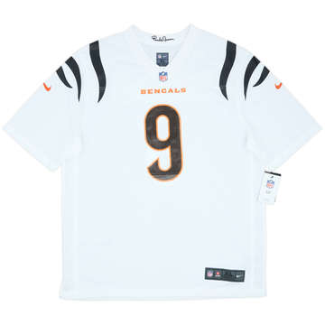 2021-25 Cincinnati Bengals Burrow #9 Nike Game Away Jersey (XL)