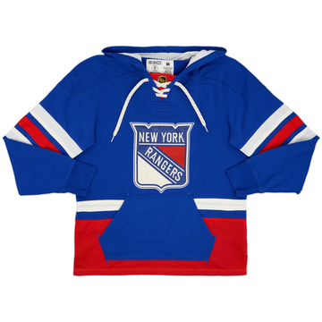 2015-16 New York Rangers CCM Jersey Hooded Sweat Top - 8/10 - (M)