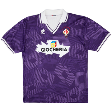 1991-92 Fiorentina Home Shirt - 7/10 - (XL)