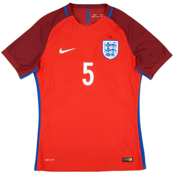 2016-17 England Match Issue Away Shirt #5