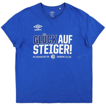 2021-22 Schalke Umbro Cotton Tee - 9/10 - (XXL)