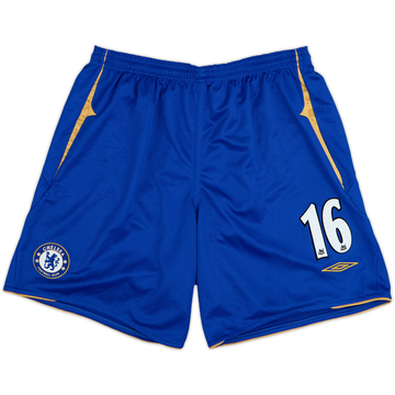 2005-06 Chelsea Home Shorts #16 (Robben) - 9/10 - (XL)
