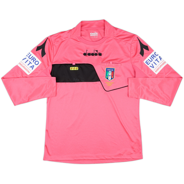 2017-18 Italy Diadora Referee L/S Shirt - 7/10 - (M)