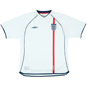 2001-03 England Home Shirt - 5/10 - (XL)