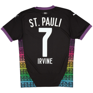 2024-25 St. Pauli Third Shirt Irvine #7 (S)