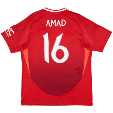 2024-25 Manchester United Home Shirt Amad #16 (XL)