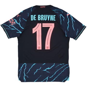 2023-24 Manchester City Authentic Third Shirt De Bruyne #17 (S)