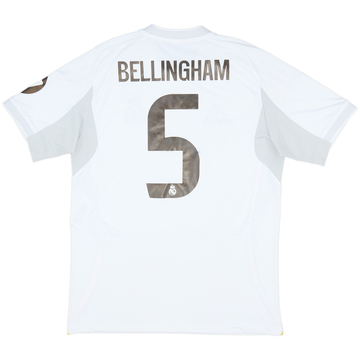 2025-26 Real Madrid Home Shirt Bellingham #5 (L)