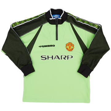 1998-99 Manchester United GK Shirt - 8/10 - (S.Boys)