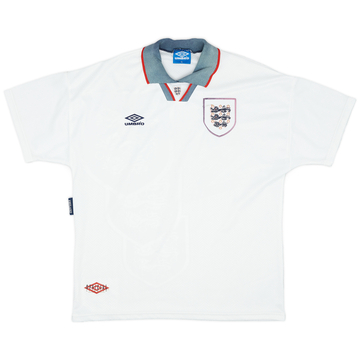 1993-95 England Home Shirt - 5/10 - (XL)