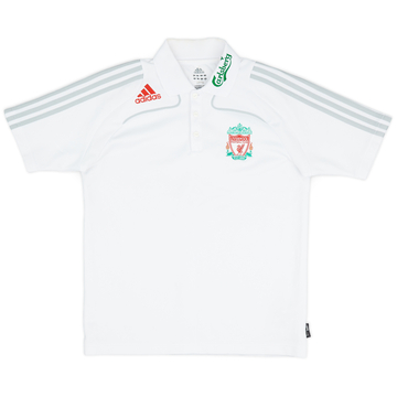2008-09 Liverpool adidas Polo T-Shirt - 9/10 - (S)