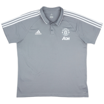 2017-18 Manchester United Training Polo Shirt - 9/10 - (XXL)