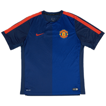 2014-15 Manchester United Nike Training Shirt - 7/10 - (XL)