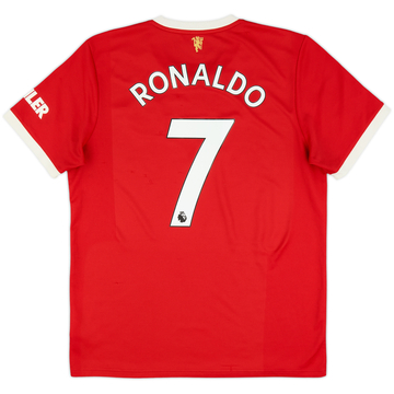 2021-22 Manchester United Home Shirt Ronaldo #7 - 7/10 - (L)