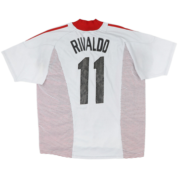 2002-03 AC Milan Away Shirt Rivaldo #11 - 4/10 - (XL)