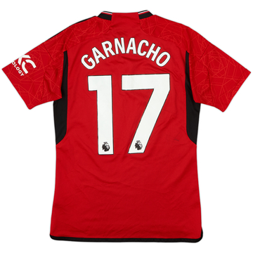 2023-24 Manchester United Home Shirt Garnacho #17 - 7/10 - (S)