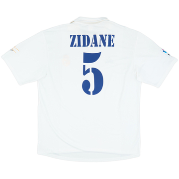2002-03 Real Madrid Centenary Home Shirt Zidane #5 - 9/10 - (XL)