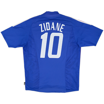 2002-04 France Home Shirt Zidane #10 - 8/10 - (L)