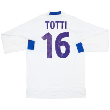 1998-00 Italy Away L/S Shirt Totti #16 - 9/10 - (L)