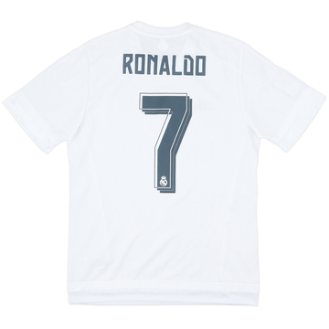 2015-16 Real Madrid Home Shirt Ronaldo #7 - 9/10 - (S)
