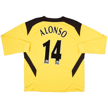 2004-06 Liverpool Away L/S Shirt Alonso #14 - 7/10 - (XL)