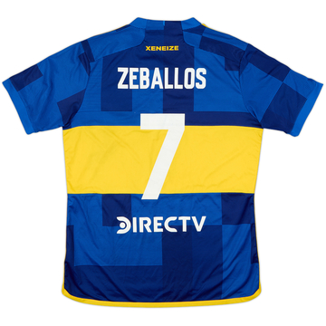 Camiseta de local de Boca Juniors 2023 Zeballos #7 - 8/10 - (M)