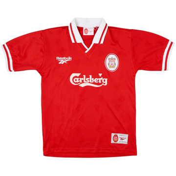 1996-98 Liverpool Home Shirt - 9/10 - (XL.Boys)
