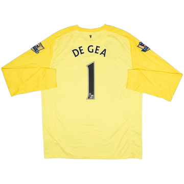 Camiseta de portero del Manchester United 2013-14 De Gea #1 - 7/10 - (XL)