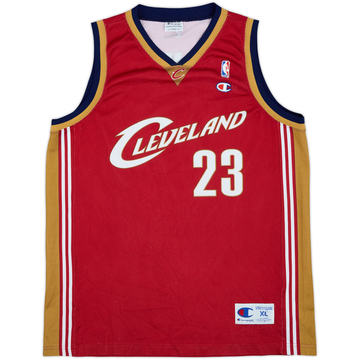 2003-10 Cleveland Cavaliers James #23 Champion Away Jersey - 7/10 - (XL)