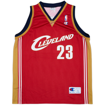 2003-10 Cleveland Cavaliers James #23 Champion Away Jersey - 8/10 - (L)