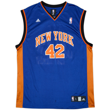 Camiseta adidas de visitante del New York Knicks 2006-10 de Lee #42 - 5/10 - (L)