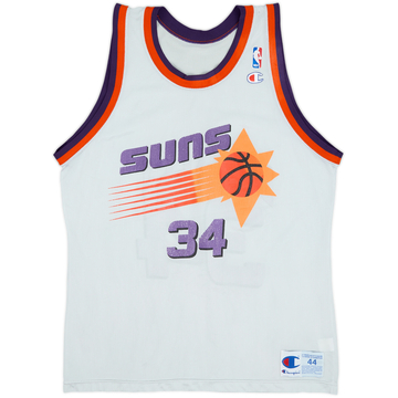 1992-95 Phoenix Suns Barkley #34 Champion Home Jersey - 6/10 - (L)