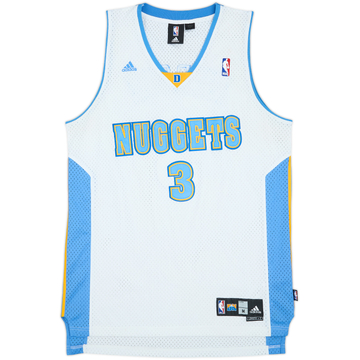 Camiseta Iverson #3 adidas Swingman de local del Denver Nuggets 2006-08 - 8/10 - (M)
