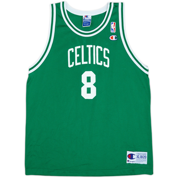 1996-02 Boston Celtics Walker #8 Champion Away Jersey - 9/10 - (XL.Boys)
